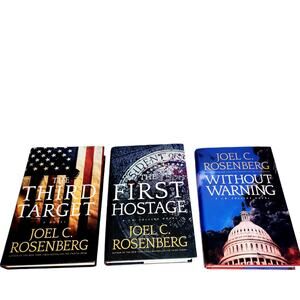 Joel C. Rosenberg Trilogy Set The Third Target  First Hostage + Without Warning